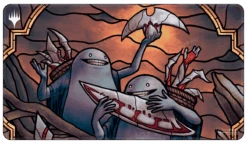 Ultra Pro March Of The Machine Aftermath Urborg Scavengers White Stitched Standard Gaming Playmat For Magic: The Gathering