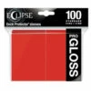 Ultra Pro Sleeves: Apple Red - Eclipse Gloss (100ct)