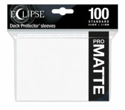 Ultra Pro Sleeves: Arctic White - Eclipse PRO-Matte (100ct)