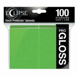 Ultra Pro Sleeves: Lime Green - Eclipse Gloss (100ct)