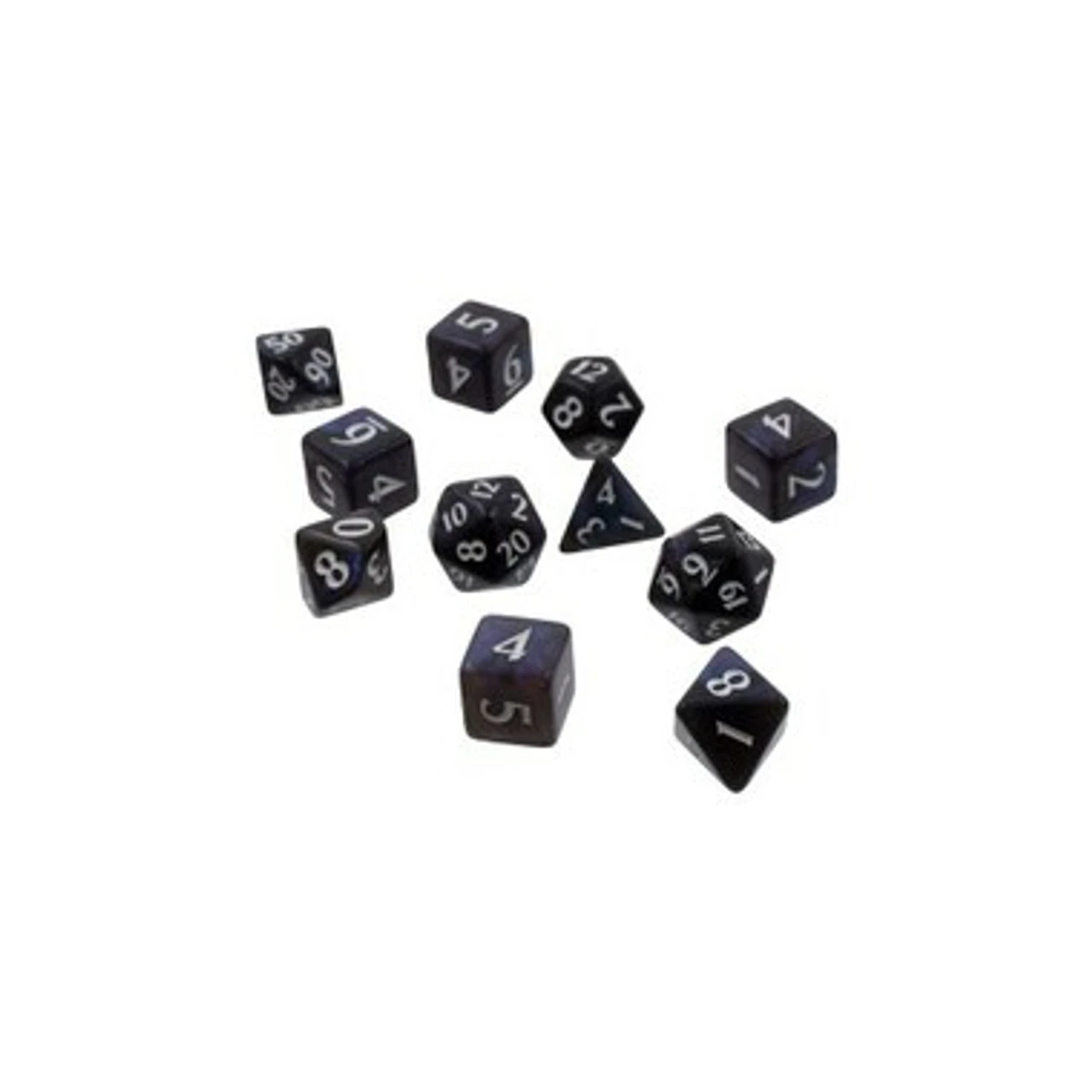 Ultra Pro Dice: Jet Black - Eclipse Dice Set (11) 1 Ultra Pro Dice: Jet Black - Eclipse Dice Set (11)
