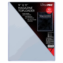 Ultra Pro 9" X 11" Thick Magazine Toploaders (10ct)
