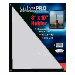 Ultra Pro Photo 8" X 10" Black Frame Screwdown Holder