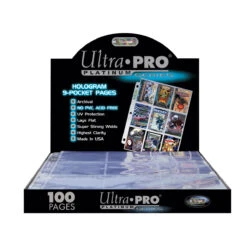Front Page -Ultra Pro 81320 9Pkt Platinum Display