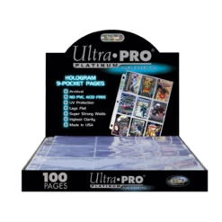 Ultra Pro Pages: Platinum Series (9-Pocket) (100ct)