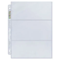 Ultra Pro Platinum Series Pocket Pages (100ct) For Cards And Photos -Ultra Pro 81417 203D 3Pkt