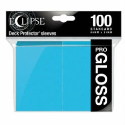 Ultra Pro Sleeves: Light Blue - Eclipse Gloss (100ct)