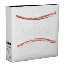 Ultra Pro 3" White Stitched Baseball Card Collectors Album