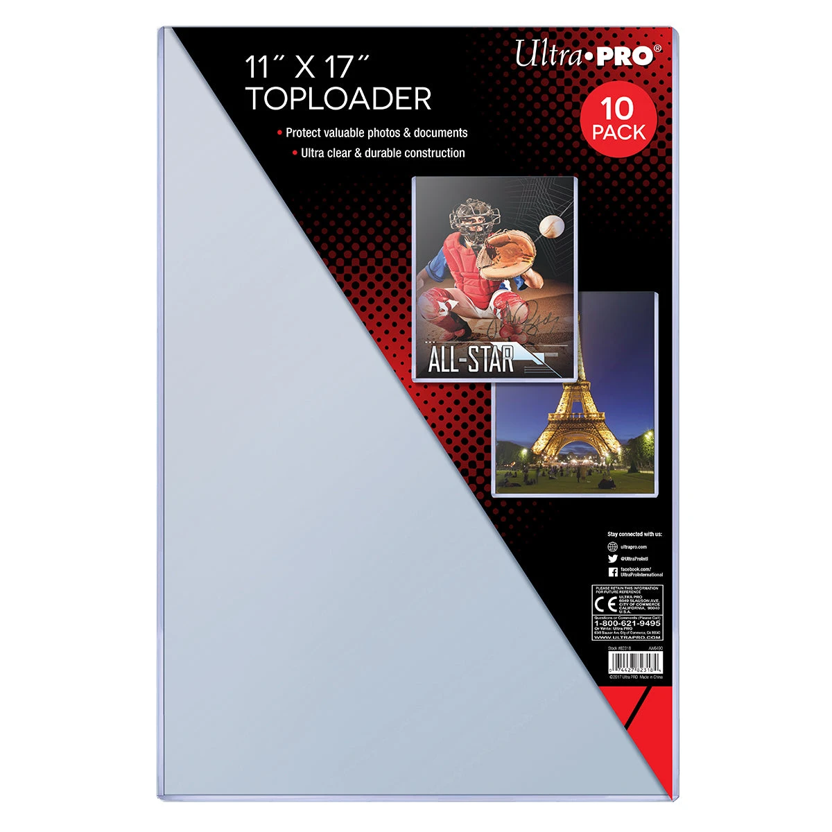 Ultra Pro 11" X 17" Toploaders (10ct) 1 Ultra Pro 11" X 17" Toploaders (10ct)