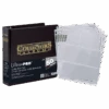 Ultra Pro 2" Black And Gold Foil Collectors Album With 9-Pocket Platinum Pages (50ct) For Trading Cards