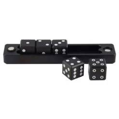 Ultra Pro Gravity Dice Precision D6 Dice Set -Ultra Pro 84766 Gravity Dice 5 Piece Black Open