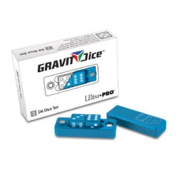 Ultra Pro Gravity Dice Precision D6 Dice Set -Ultra Pro 84872 2D6 GravityDice Cobalt