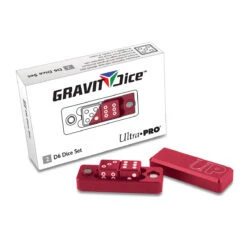 Ultra Pro Gravity Dice Precision D6 Dice Set -Ultra Pro 84874 2D6 GravityDice Crimson