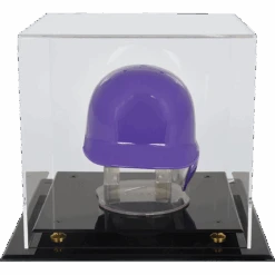 Ultra Pro Mini Basketball & Mini Helmet Riser Display Case -Ultra Pro 84899DIsp MiniBaseballCap Front