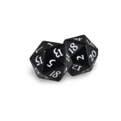 Ultra Pro Heavy Metal D20 Dice Set (2ct) -Ultra Pro 85338 Dice HeavyMetal D20 BlackAndWhite 1ff6c638 9836 40be ab1c 4a2e59fdb9b4