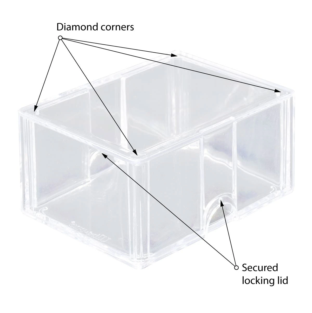Ultra Pro Diamond Corner 100+ Card Storage Boxes (10ct) 4 Ultra Pro Diamond Corner 100+ Card Storage Boxes (10ct) - Image 4