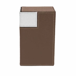 Ultra Pro M2.1 Premium Deck Box (Brown & White) -Ultra Pro 85708 M2 Left