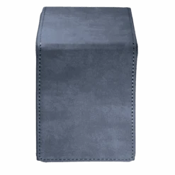 Ultra Pro Suede Collection: Alcove Flip Deck Box -Ultra Pro 85769 Alcove Flip Suede Sapphire Front