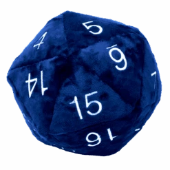 Ultra Pro Jumbo D20 Novelty Dice Plush -Ultra Pro 85856 D20 Plush Jumbo Blue