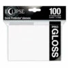 Ultra Pro Sleeves: Arctic White - Eclipse Gloss (100ct)