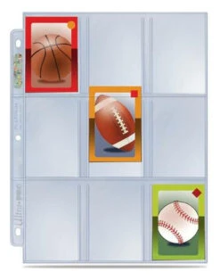 Ultra Pro 9-Pocket Mini Card Page (100ct)