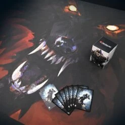 Ultra Pro Innistrad: Midnight Hunt Draft Booster Key Art 8ft Table Playmat For Magic: The Gathering -Ultra Pro 8ftTableMat 01