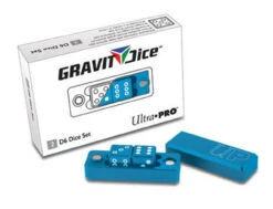 Ultra Pro Gravity Dice D6 - 2 Dice Set Gravity Dice - Cobalt