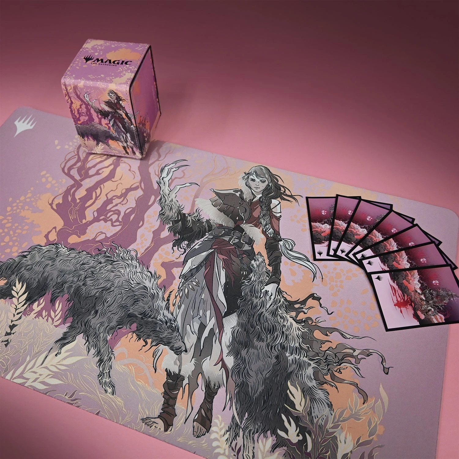 Ultra Pro Innistrad: Midnight Hunt Arlinn The Pack Leader Double-Sided Standard Gaming Playmat For Magic: The Gathering 4 Ultra Pro Innistrad: Midnight Hunt Arlinn The Pack Leader Double-Sided Standard Gaming Playmat For Magic: The Gathering - Image 4