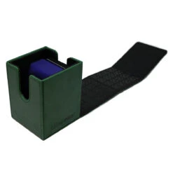 Ultra Pro Mana Alcove Flip Deck Box For Magic: The Gathering -Ultra Pro ForestOpenInUse