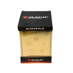 Ultra Pro Mana Alcove Flip Deck Box For Magic: The Gathering -Ultra Pro GoldInPackaging