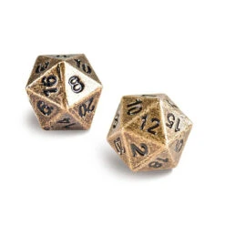 Ultra Pro Heavy Metal D20 Dice Set (2ct) -Ultra Pro KEpfOovw a5ace9f7 3b4c 435e b87c 89670ce7139f