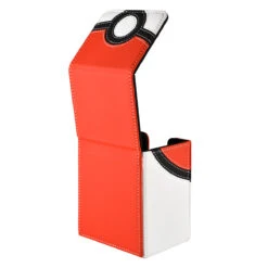 Ultra Pro Poké Ball Alcove Flip Deck Box For Pokémon -Ultra Pro PokemonFlipboxRedBackOpen