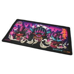 Ultra Pro Playmat: Kamigawa Neon Dynasty - Stylized Planeswalker Symbol (Black Stitched)