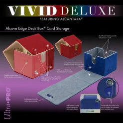 Ultra Pro Vivid Deluxe Alcove Edge Deck Box -Ultra Pro Vivid DLX Edge AD 2000x2000 304315db 45a3 4492 b2af e017eb9cf4d4