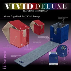 Ultra Pro Vivid Deluxe Alcove Flip Deck Box -Ultra Pro Vivid DLX Flip AD 2000x2000 25a38a55 01c9 4cce 9706 c15990d8202e