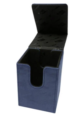 Ultra Pro Alcove Flip Box: Suede Collection - Sapphire