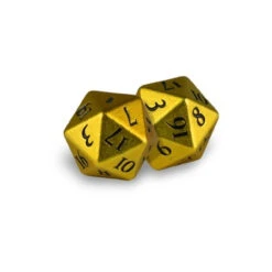 Ultra Pro Heavy Metal D20 Dice - Bumblebee