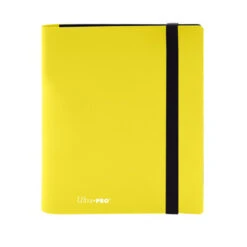 Ultra Pro Binder: 4-Pocket Eclipse - Lemon Yellow