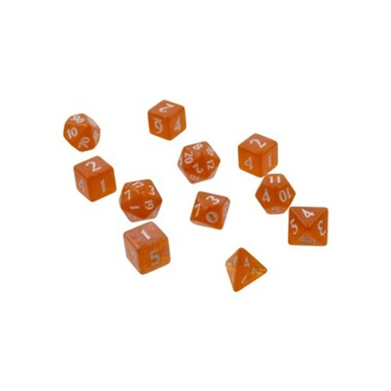 Ultra Pro Dice: Pumpkin Orange - Eclipse Dice Set (11) 1 Ultra Pro Dice: Pumpkin Orange - Eclipse Dice Set (11)