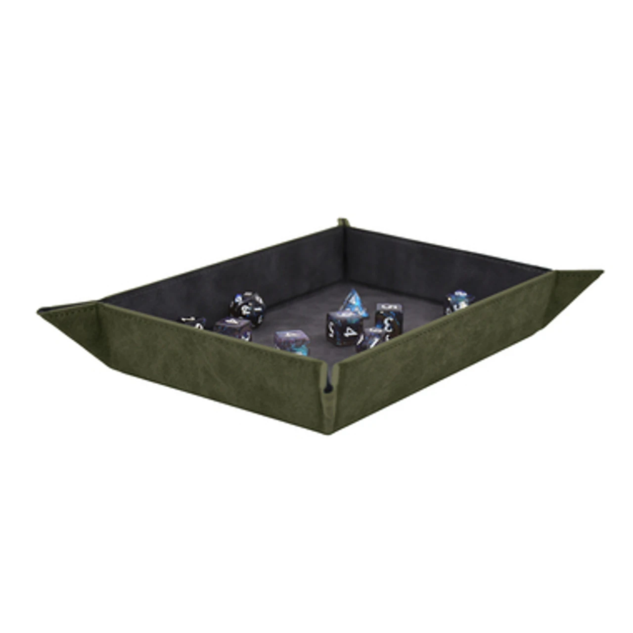 Ultra Pro: Suede Collection - Foldable Dice Rolling Tray - Emerald 1 Ultra Pro: Suede Collection - Foldable Dice Rolling Tray - Emerald