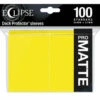 Ultra Pro Sleeves: Lemon Yellow - Eclipse PRO-Matte (100ct)
