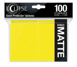 Ultra Pro Sleeves: Lemon Yellow - Eclipse PRO-Matte (100ct)