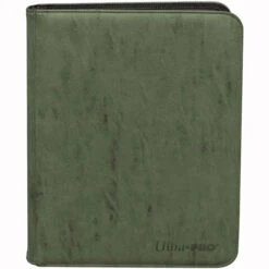 Ultra Pro 9-Pocket Zippered Pro-Binder: Suede - Emerald