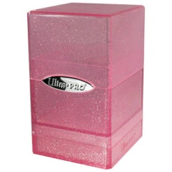 Ultra Pro Satin Tower: Glitter Pink