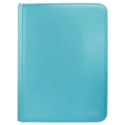 Ultra Pro 9-Pocket Zippered Pro-Binder: Vivid Light Blue