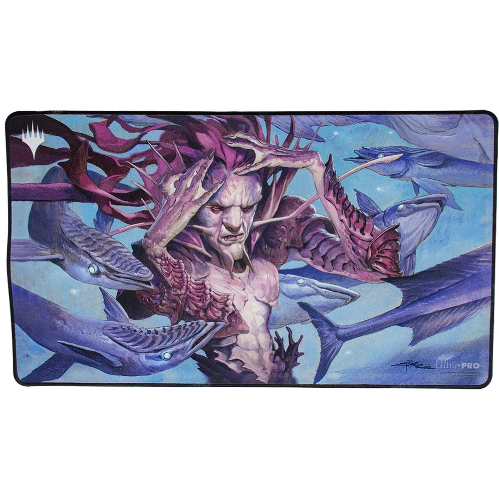 Ultra Pro MtG Black Stitched Playmat: Dominaria Remastered - Mystic Remora 1 Ultra Pro MtG Black Stitched Playmat: Dominaria Remastered - Mystic Remora