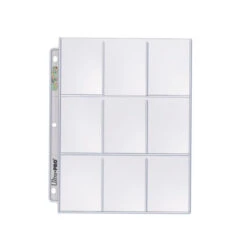 Ultra Pro Silver Series 18-Pocket Pages (25ct) For Standard Size Cards